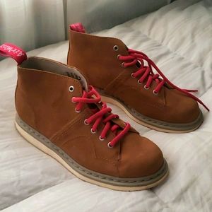 Dr. Martens sneakers with red detail, size 10